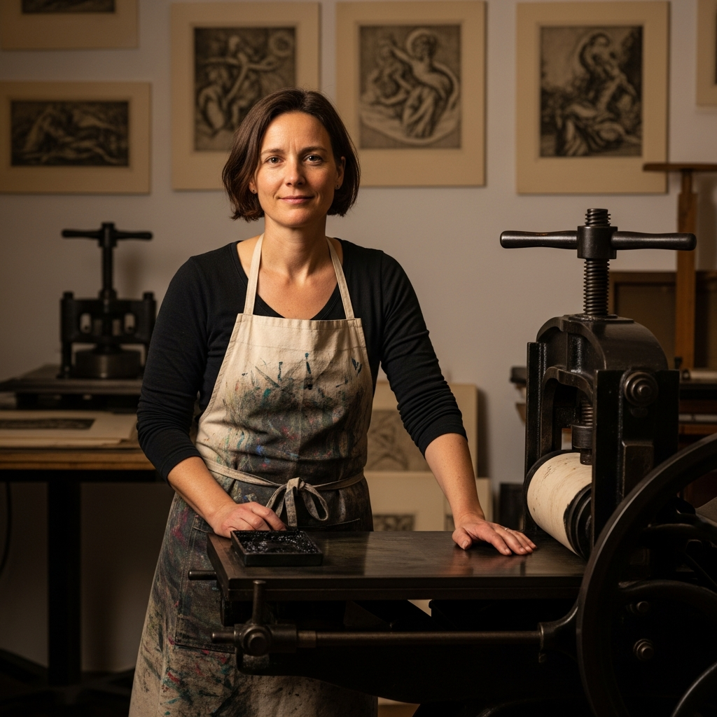 Helene Duval Gravure